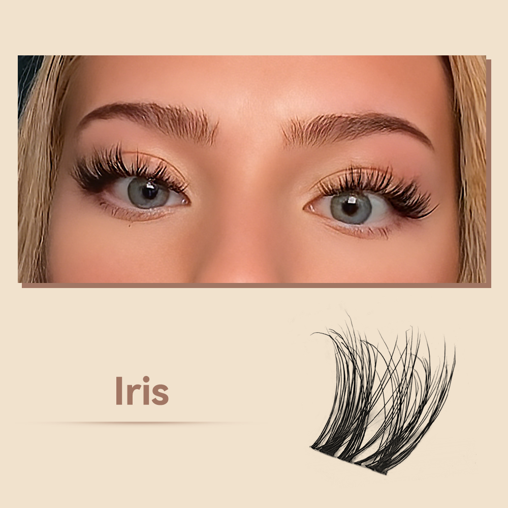 MAXCOMFI Iris | SCULPTLASH™ Winged Glam Cluster Lash Only