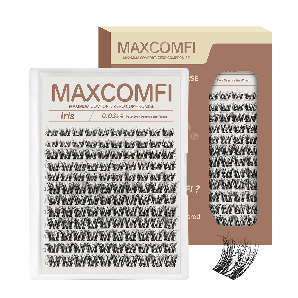MAXCOMFI Iris | SCULPTLASH Winged Glam Cluster Lash Only