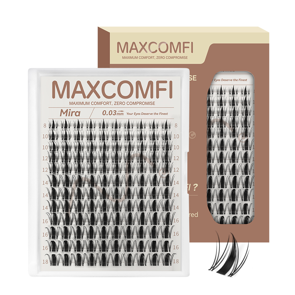 MAXCOMFI Mira | SCULPTLASH Cat Eye Cluster Lash Only