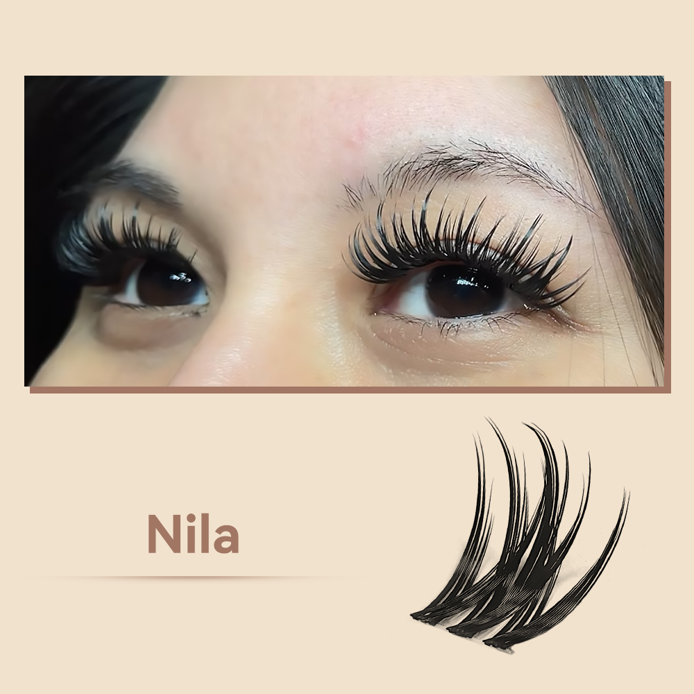 MAXCOMFI Nila | DOLLEYE™ 3D Drama Cluster Lash Kit