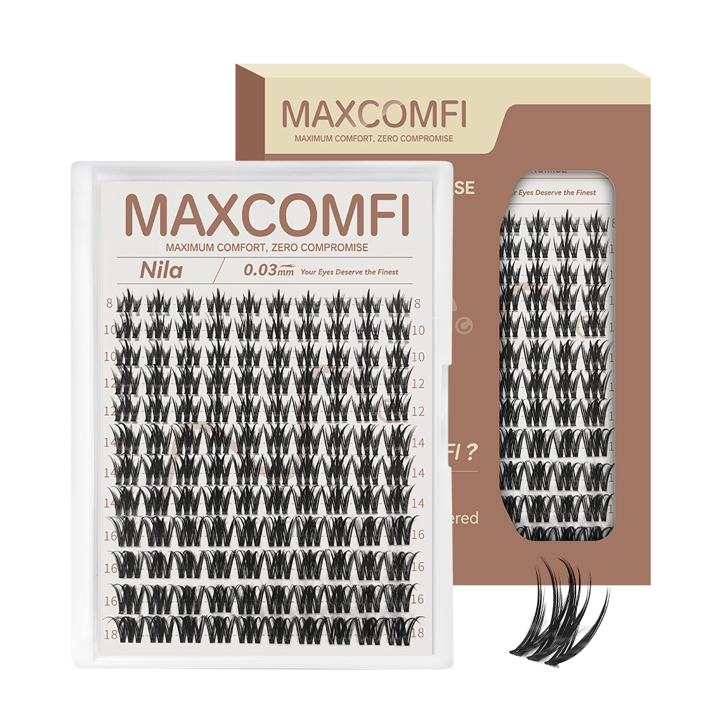 MAXCOMFI Nila | DOLLEYE 3D Drama Cluster Lash Only