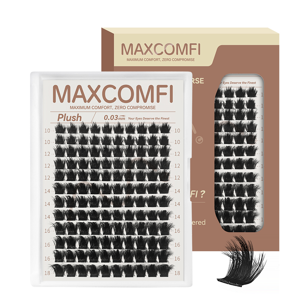 MAXCOMFI Plush | DOLLEYE Fluffy Volume Cluster Lash Only
