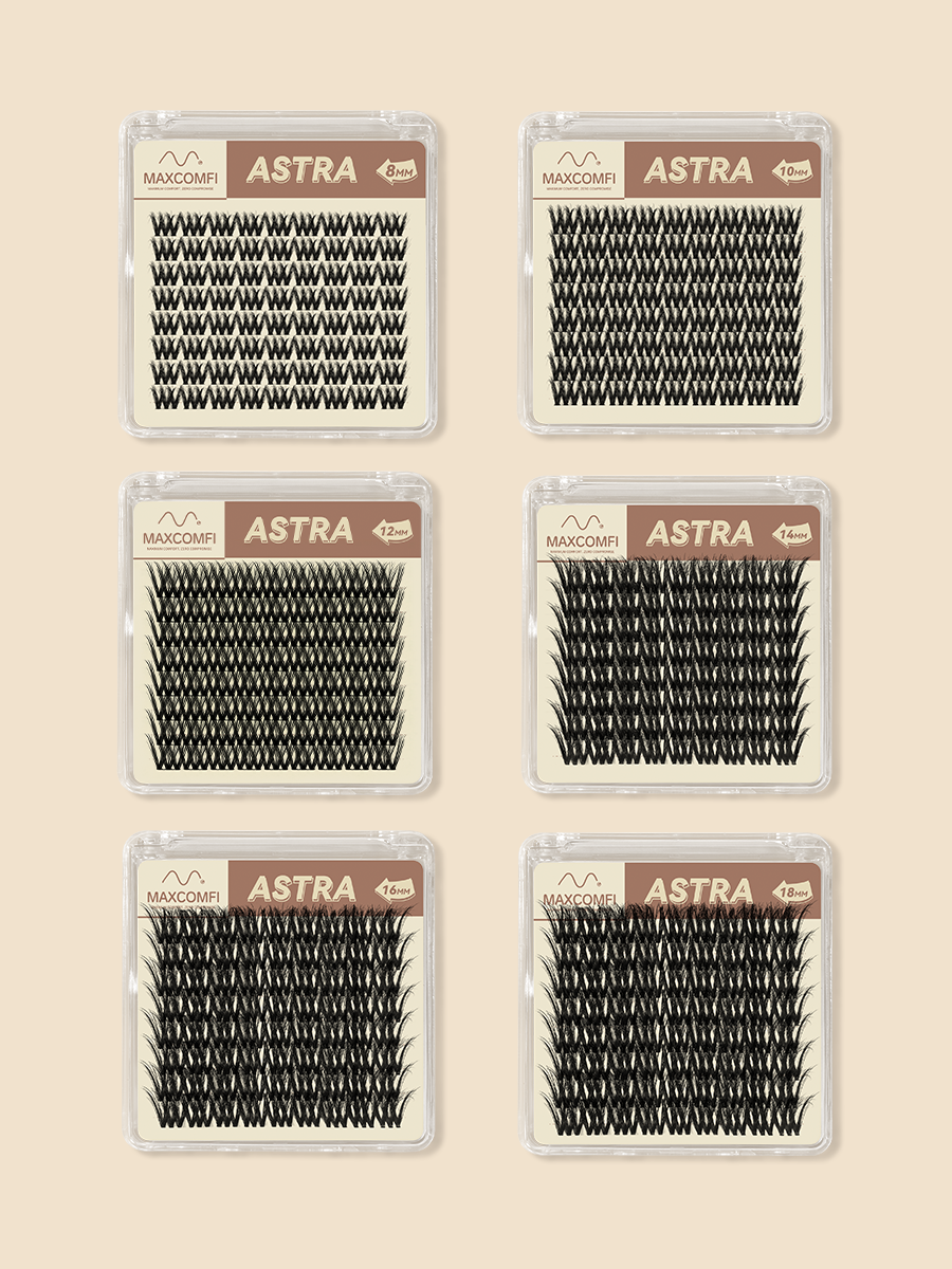 MAXCOMFI Astra Single Length Bunny Eye Aesthetics Lash Cluster