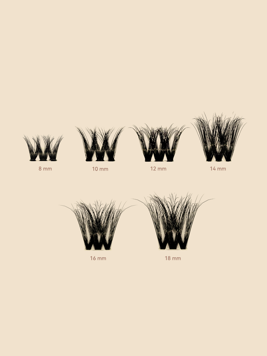 MAXCOMFI Astra Single Length Bunny Eye Aesthetics Lash Cluster