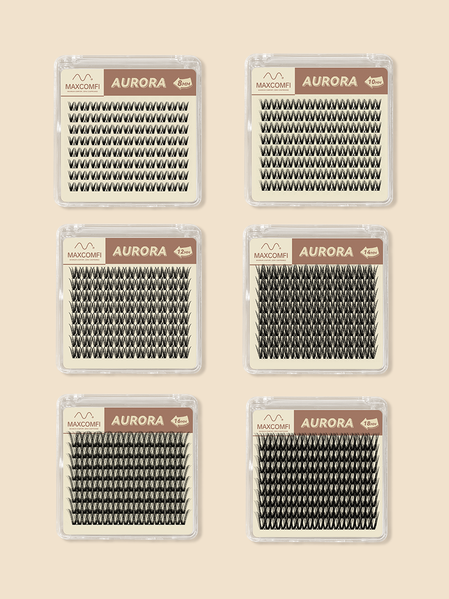 MAXCOMFI Aurora Single LengthLash Cluster