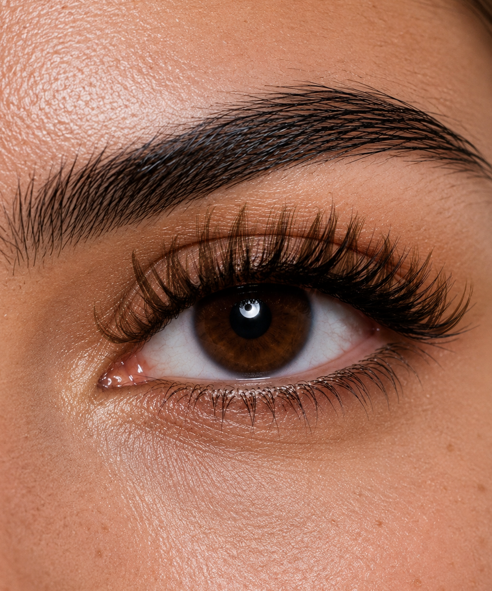 MAXCOMFI Aurora Dark Brown| SCULPTLASH™ Featherlight Winged Cluster Lash Kit