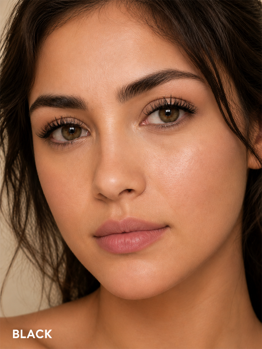Maxcomfi Breeze Natural Kit & Dark Brown Cluster Lash Bundle