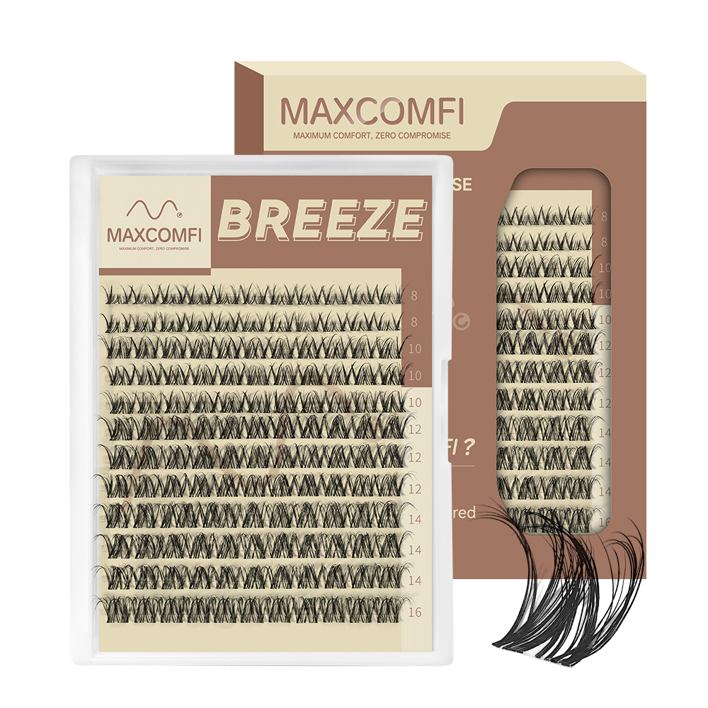 MAXCOMFI Breeze | ZEROFEE Wispy Invisible Cluster Lash Only