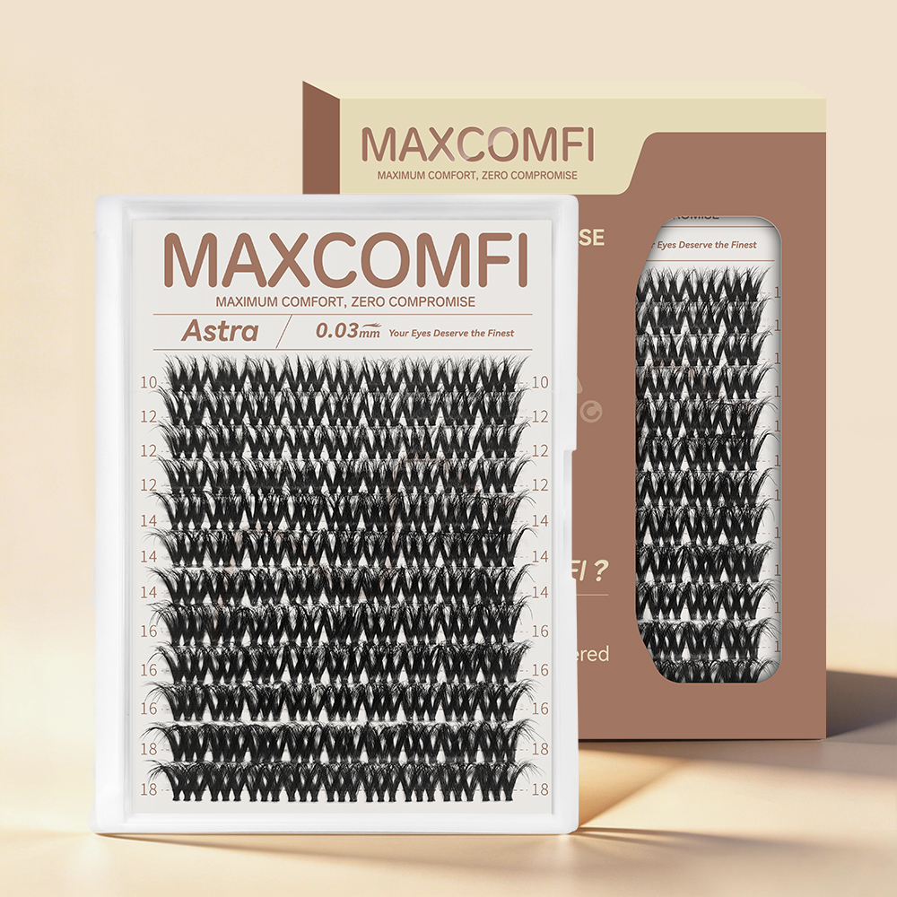 MAXCOMFI Astra | ZEROFEEL Wispy Invisible Cluster Lash Only