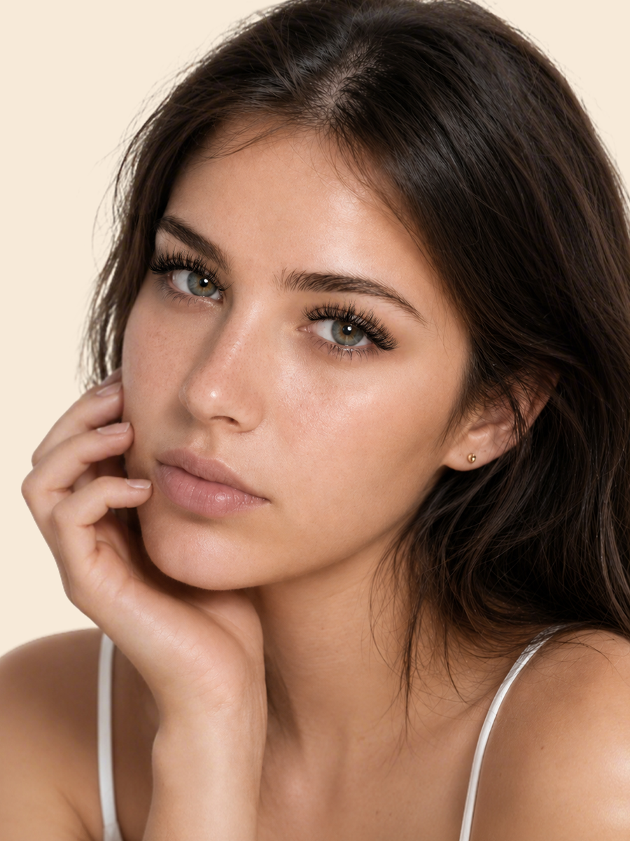 MAXCOMFI Iris Single Length Soft Wispy No-Makeup Look Lash Cluster
