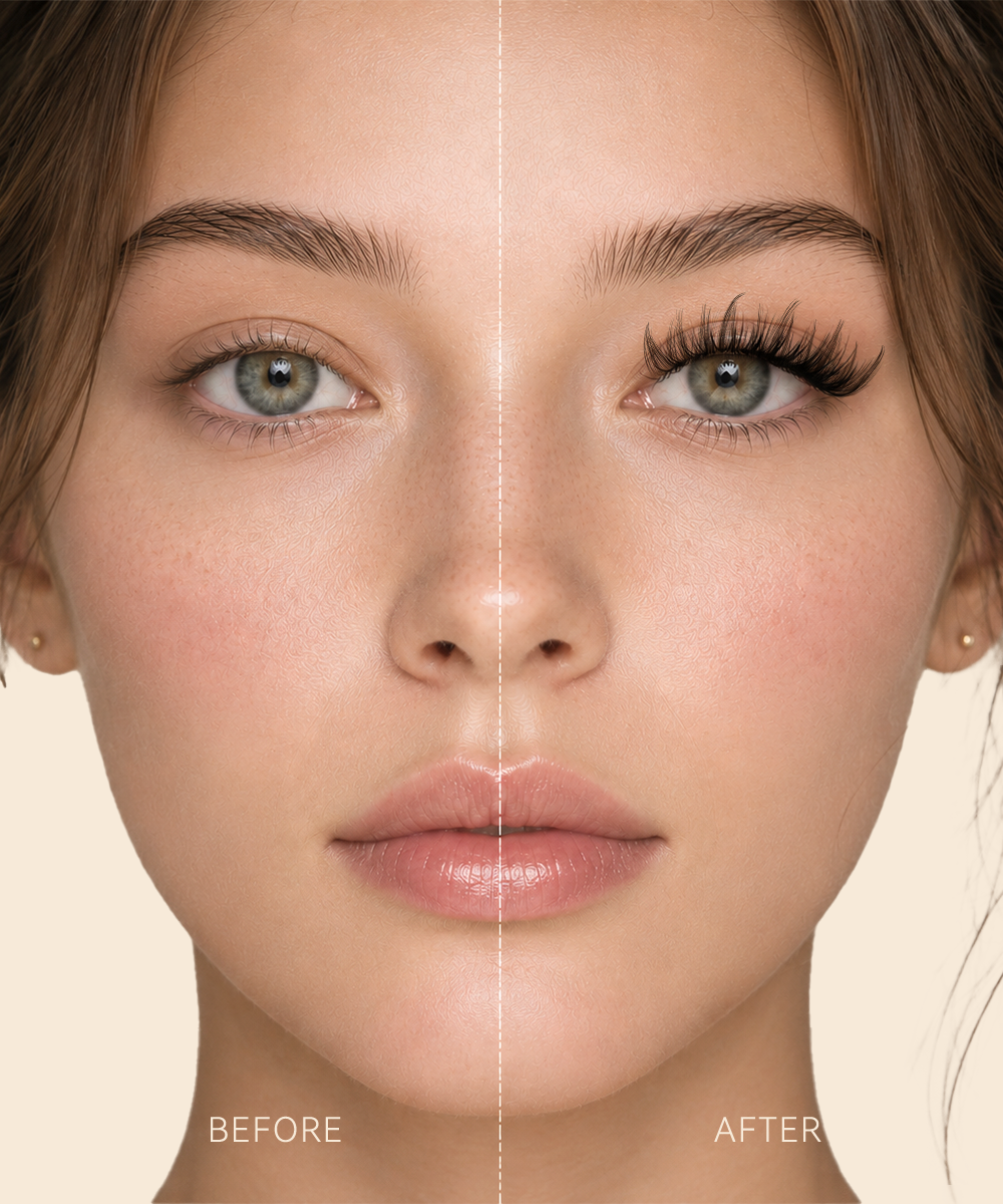 MAXCOMFI GOLASH Prive Glue-Free Foxy Eye DIY Lashes