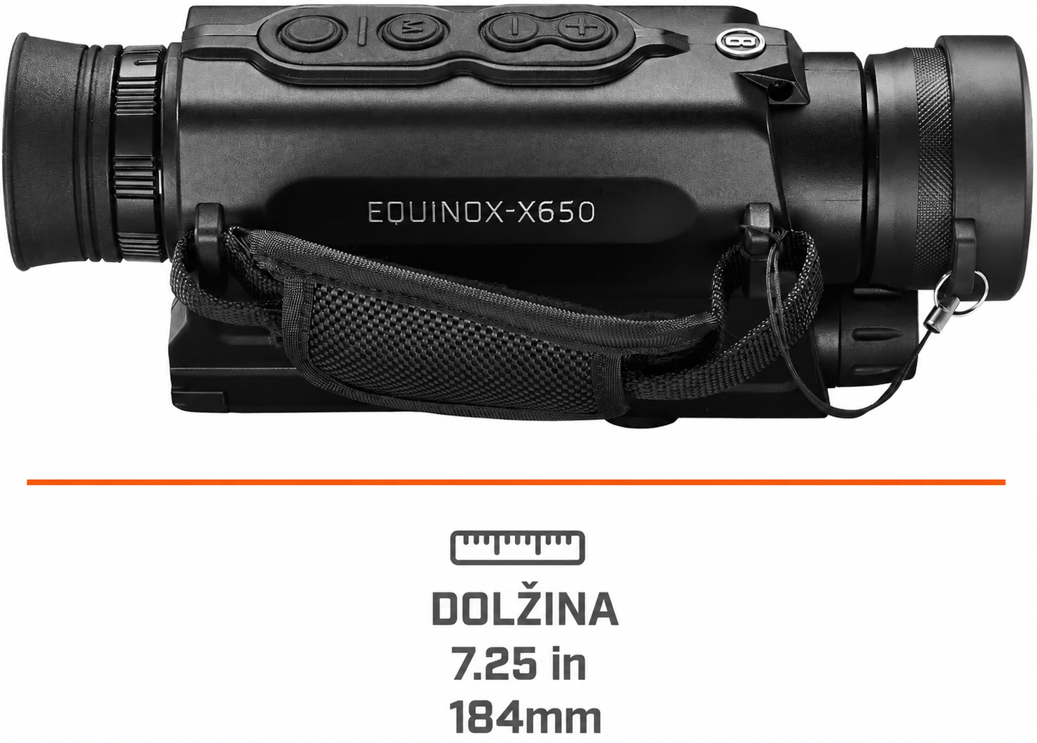 【Posebna ponudba】 Digitalni nočni monokular Bushnell EX650 Equinox X650, 5 x 32 mm