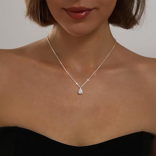 Collana dorata per donna placcata oro 14K, catenina delicata con ciondolo: cuore gonfio, corno italiano, sole luminoso, bussola, goccia di zircone, fiocco, gioiello di moda regalo di tendenza