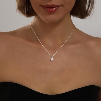 Collana dorata per donna placcata oro 14K, catenina delicata con ciondolo: cuore gonfio, corno italiano, sole luminoso, bussola, goccia di zircone, fiocco, gioiello di moda regalo di tendenza