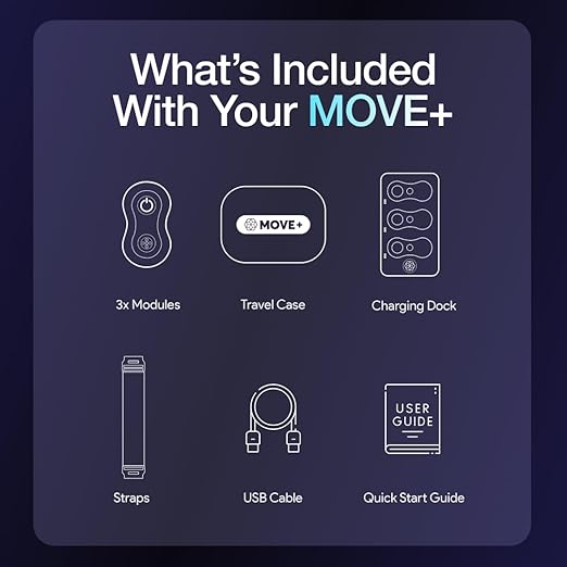 Kineon Move+ Red Light Therapy Wrap – Terapia a Luce Rossa LED per il Recupero Muscolare Mirato, Infiammazione, Salute delle Articolazioni e Mobilità – Terapia a Luce Infrarossa Portatile e Senza Mani per il Corpo