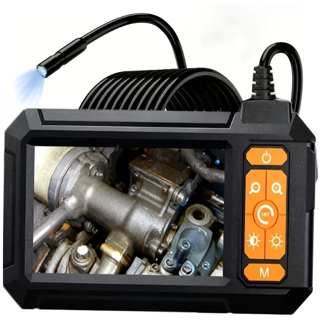 意大利语翻译：  **Endoscopio Industriale P410 HD 1080p**, dotato di telecamera IP67 con illuminazione, per ispezione di tubazioni e manutenzione automobilistica, regalo per uomo | Strumento di controllo