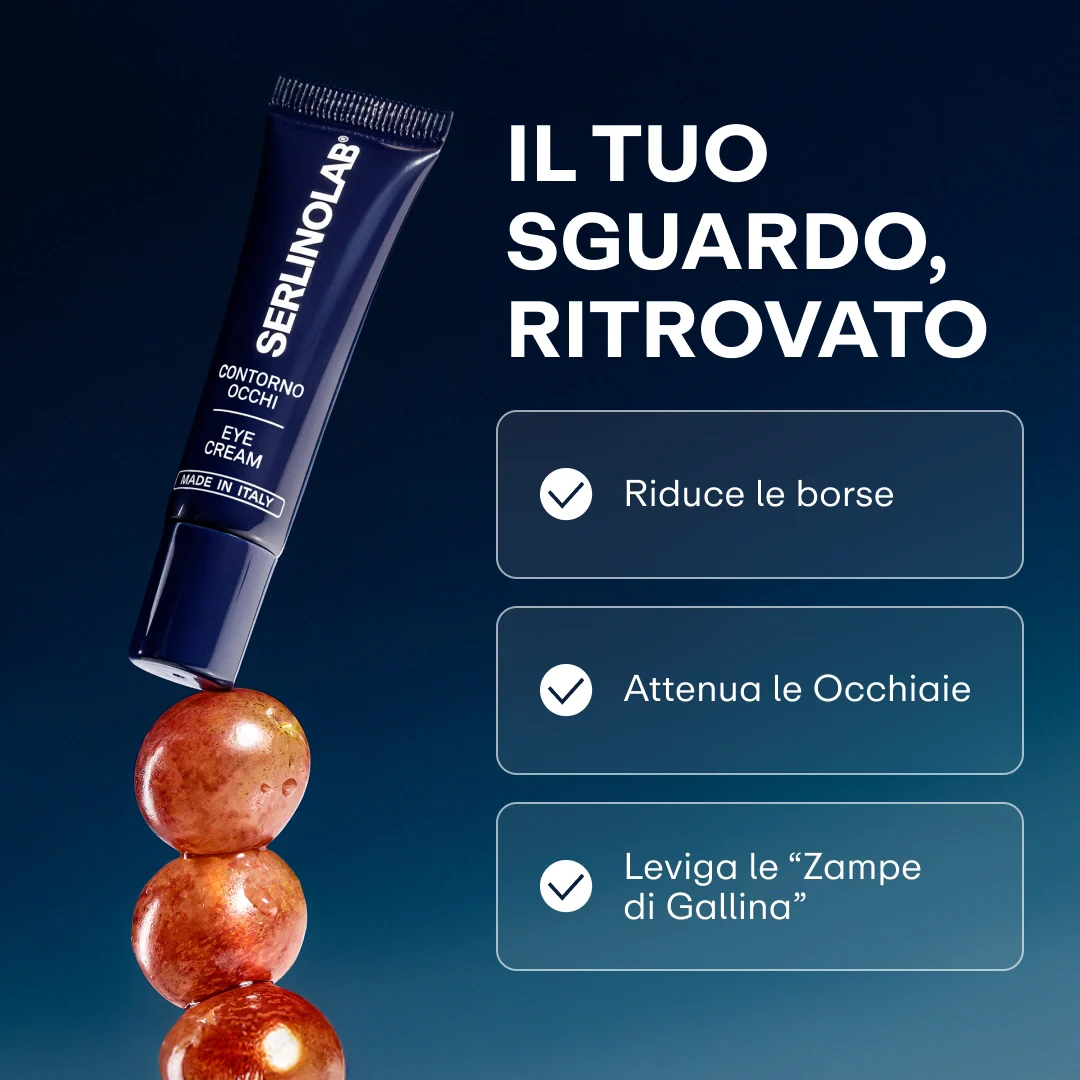"Lo uso da 2 settimane, un collega mi ha chiesto se sono stato in vacanza... finalmente addio borse e occhiaie!!"