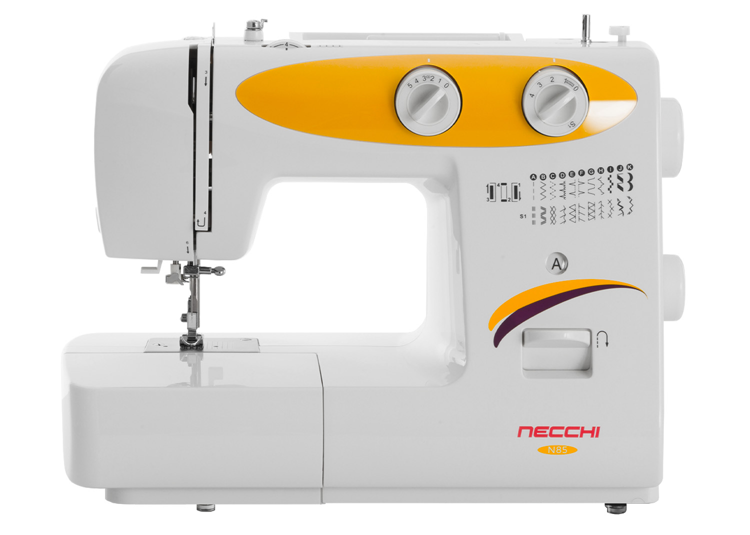Necchi N85 Macchina Meccanica con 23 Punti e Asola in 4 Tempo