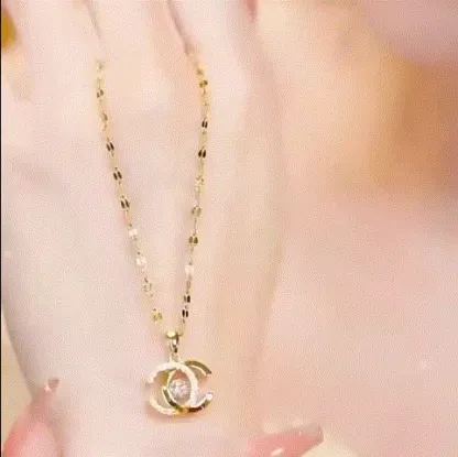 🎁 Žhavý novoroční výprodej 2024 50% sleva na všechny produkty!🎁✨18K náhrdelník Chanel💄