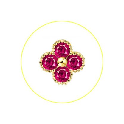 Collana con pietra di nascita ZOERAY per donna, placcata oro 14K anti-sbiadimento, collana a quadrifoglio, catenina dorata delicata, collana con ciondolo smeraldo di zircone di moda, regalo di compleanno per lei