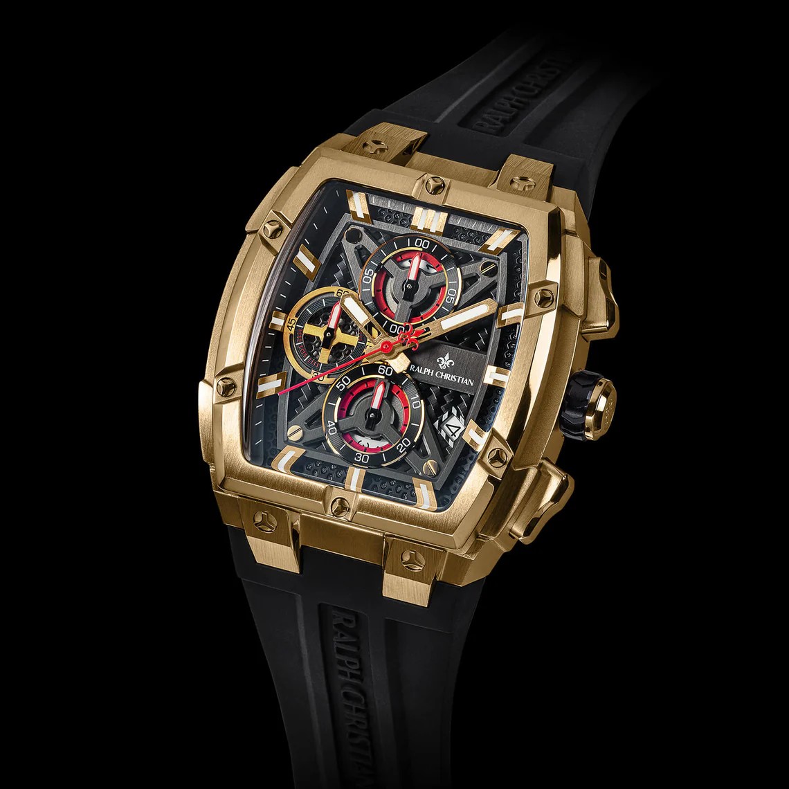 Polaris Chrono – Елегантен мъжки хронограф – Обсидианово черен