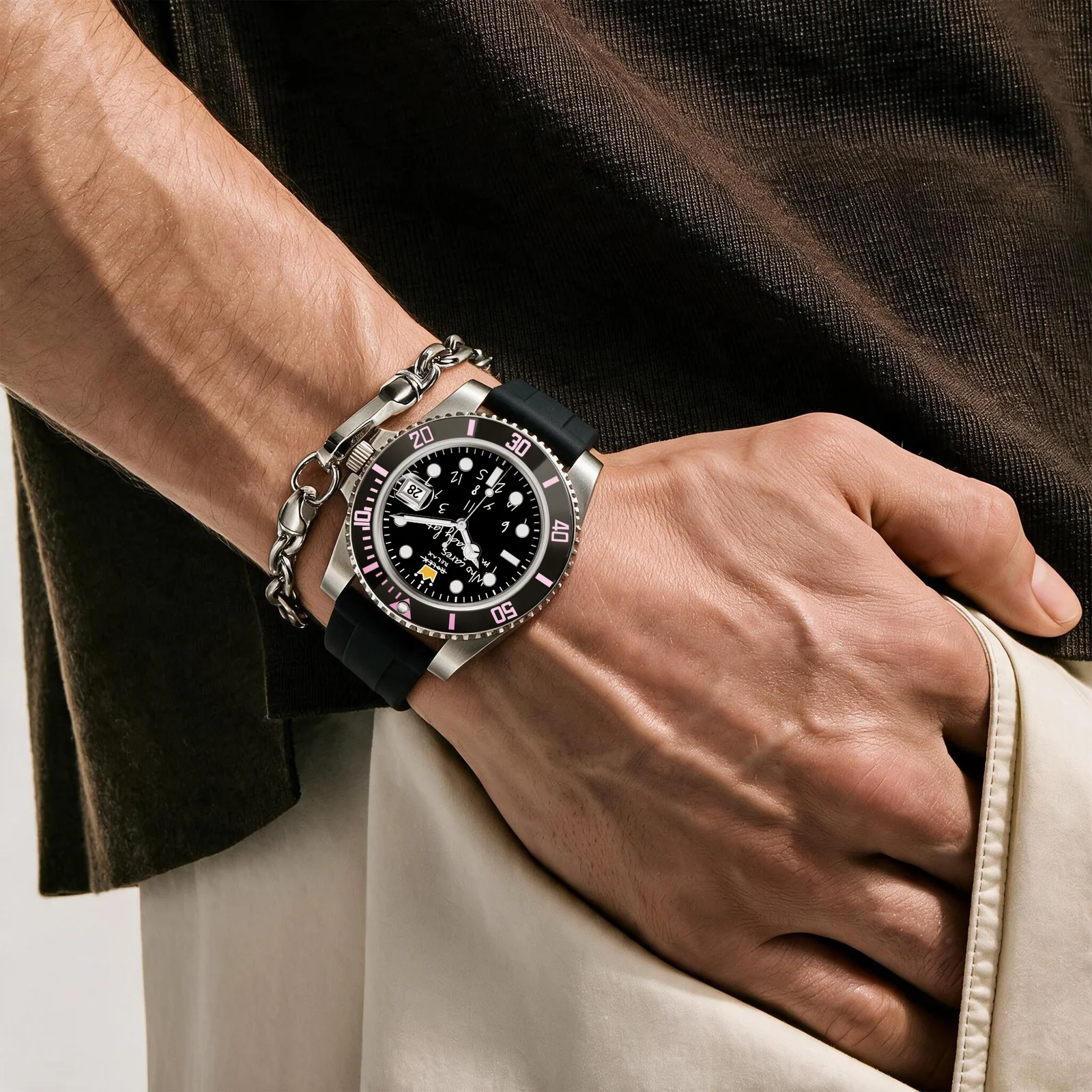 HYDROCORE FLUORO UHR  Automatik, SCHATTENPULS