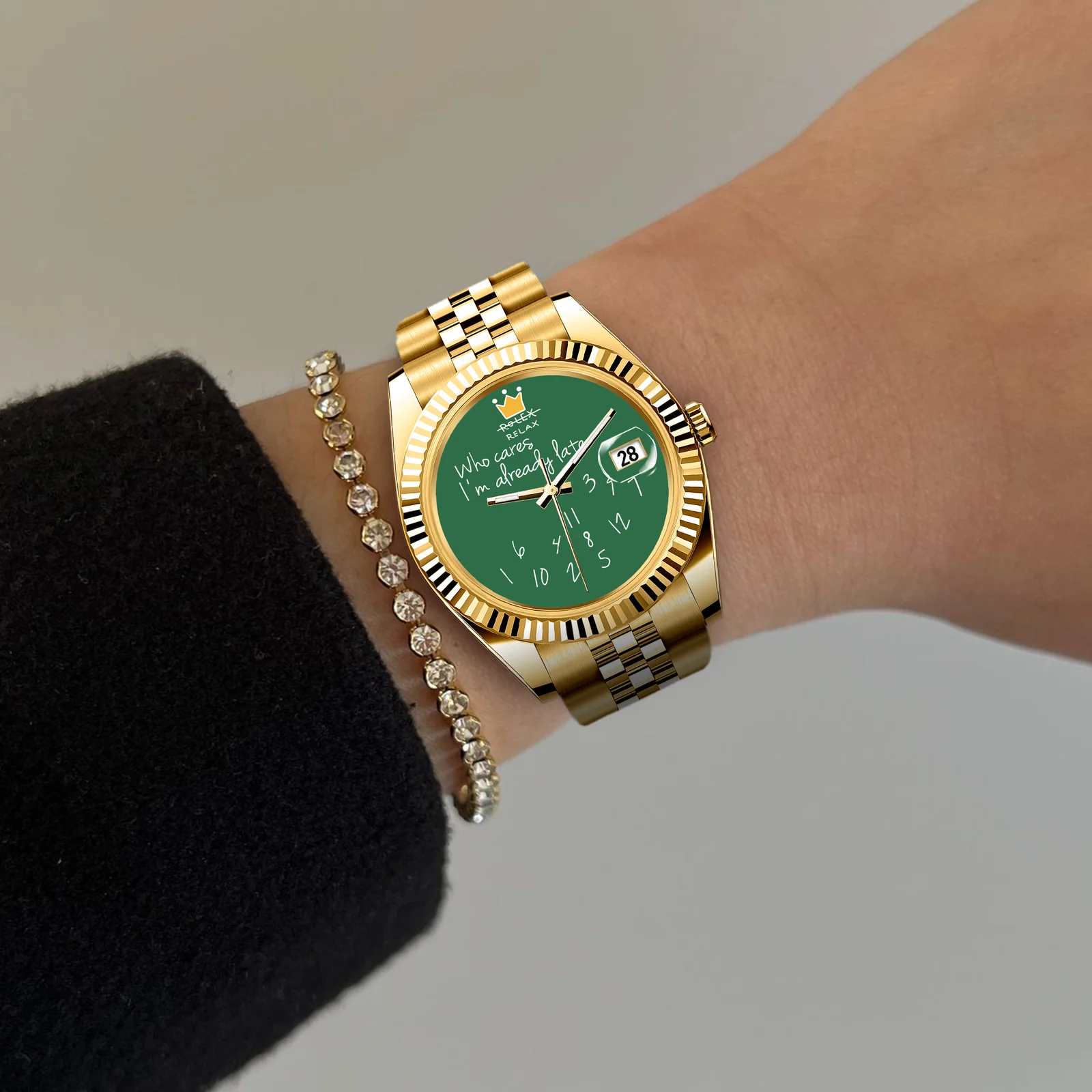 RELOJ EONDATE MAXI CLASSIC  40 mm, Rebelde Esmeralda