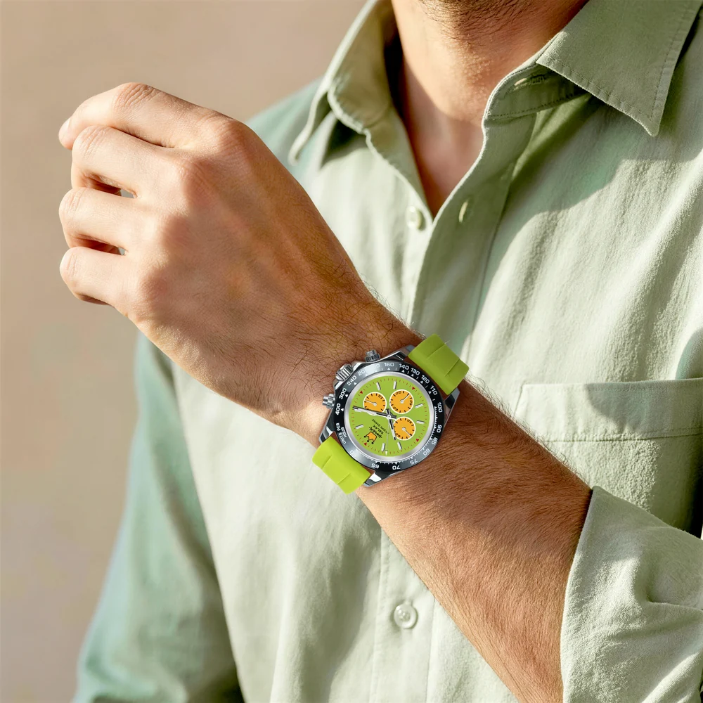 VELOCIREX FLUORO UHR  39 mm, LIMETTEN-GESCHWINDIGKEIT