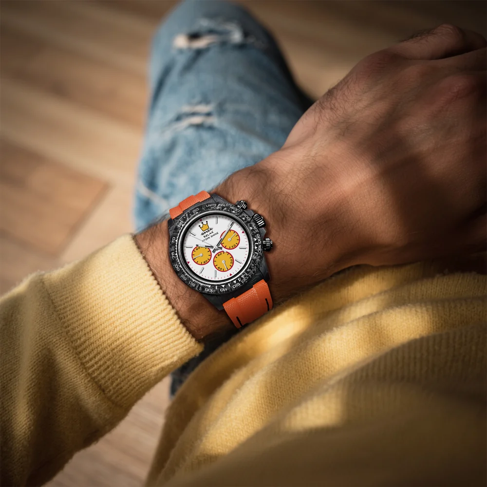 VELOCIREX CARBON FIBER UHR  39 mm, CARBON-RAUSCH