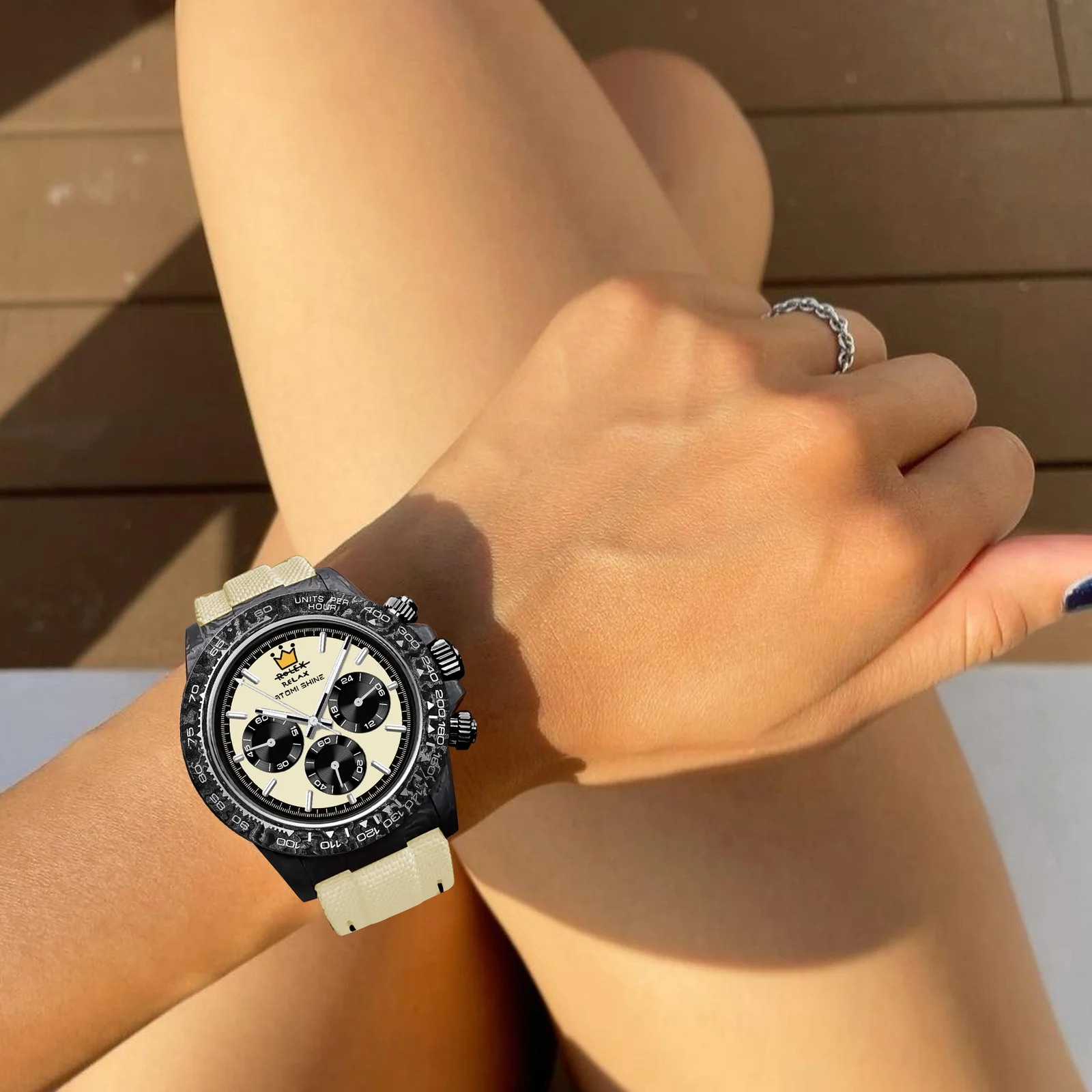 VELOCIREX CARBON FIBER UHR  39 mm, URBANER REBELL