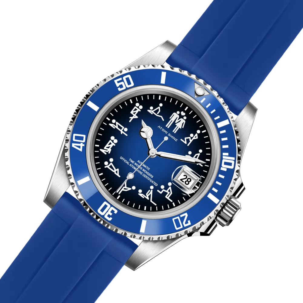 HYDROCORE FLUORO UHR  Automatik, BEWEGUNGSATLAS