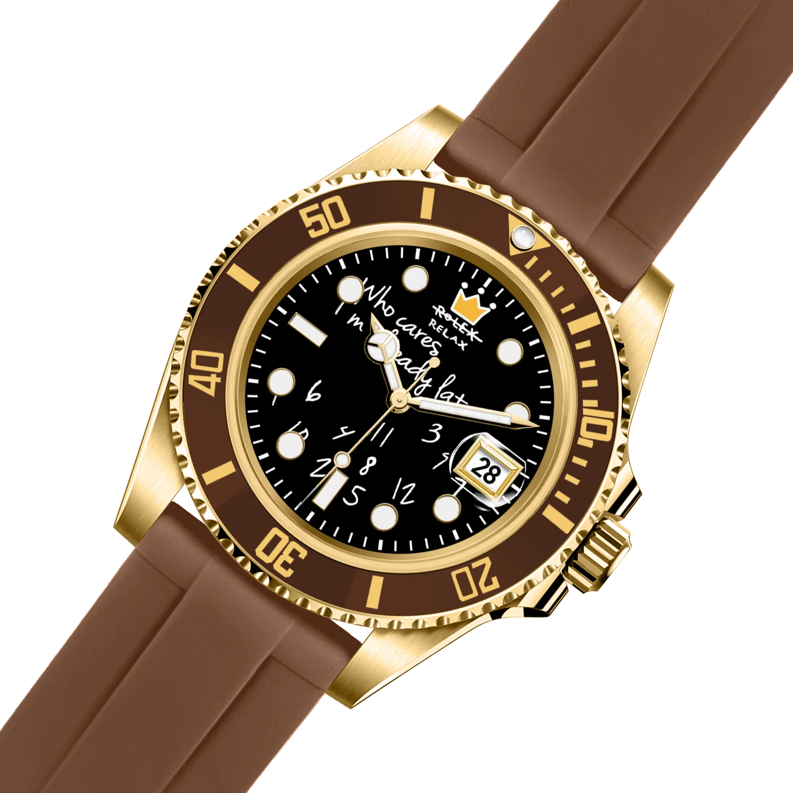 HYDROCORE FLUORO UHR  Automatik, KAKAO-GEIST