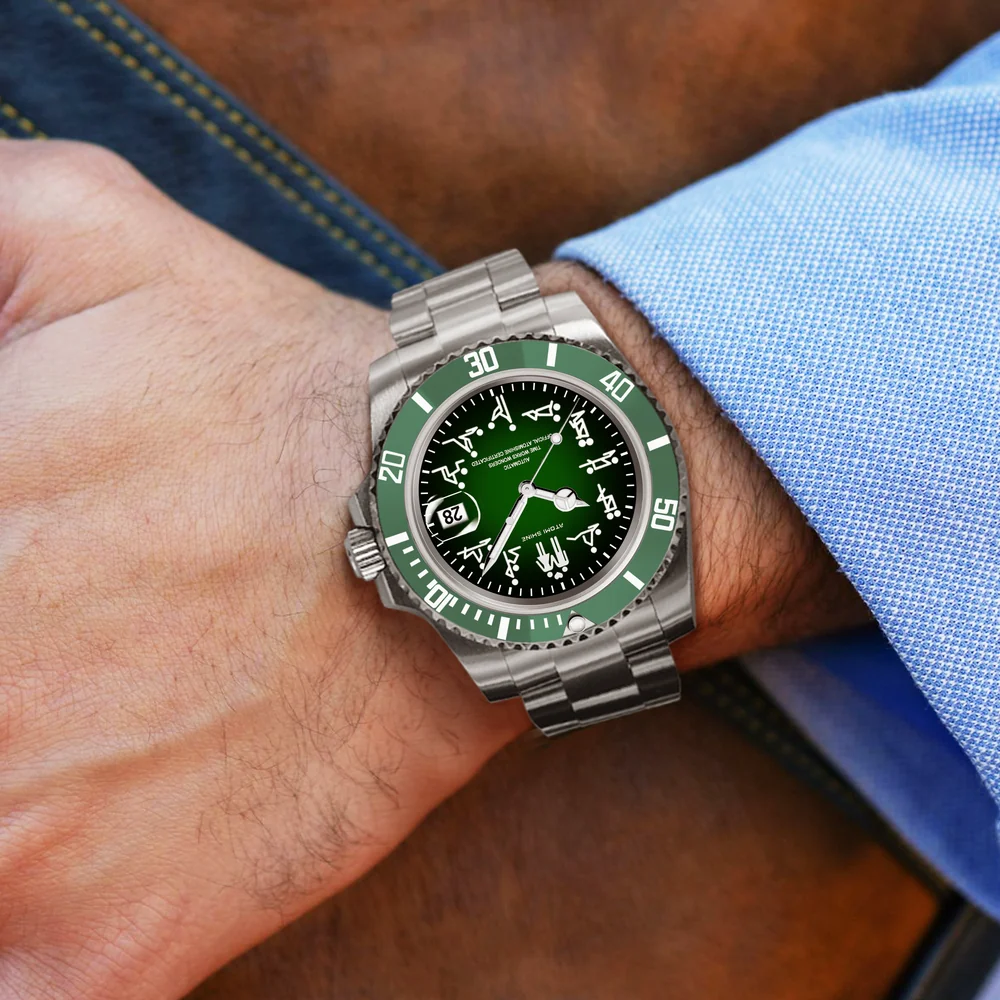 HYDROCORE CLASSIC UHR  Automatik, GRÜNER CODE