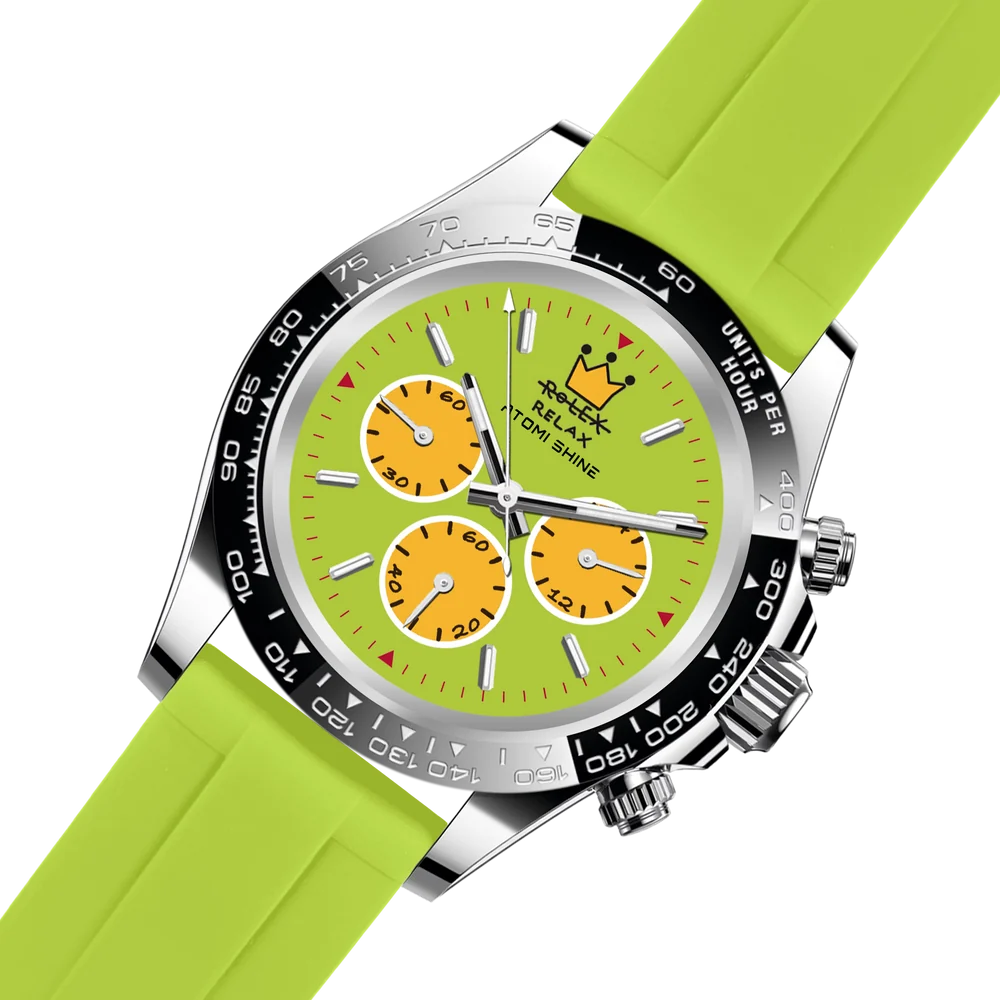 VELOCIREX FLUORO UHR  39 mm, LIMETTEN-GESCHWINDIGKEIT