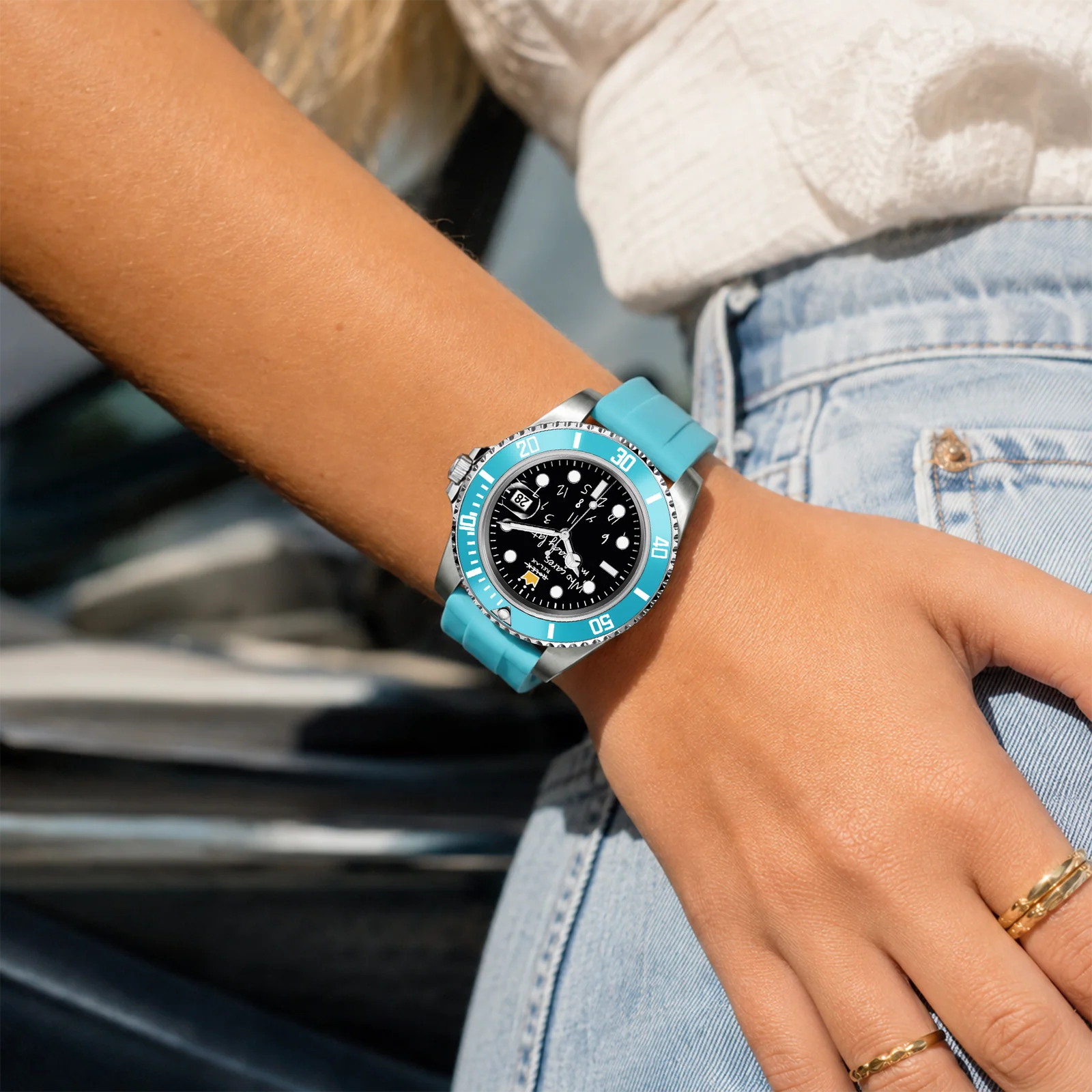 HYDROCORE FLUORO UHR  Automatik, SANFTE FLUT