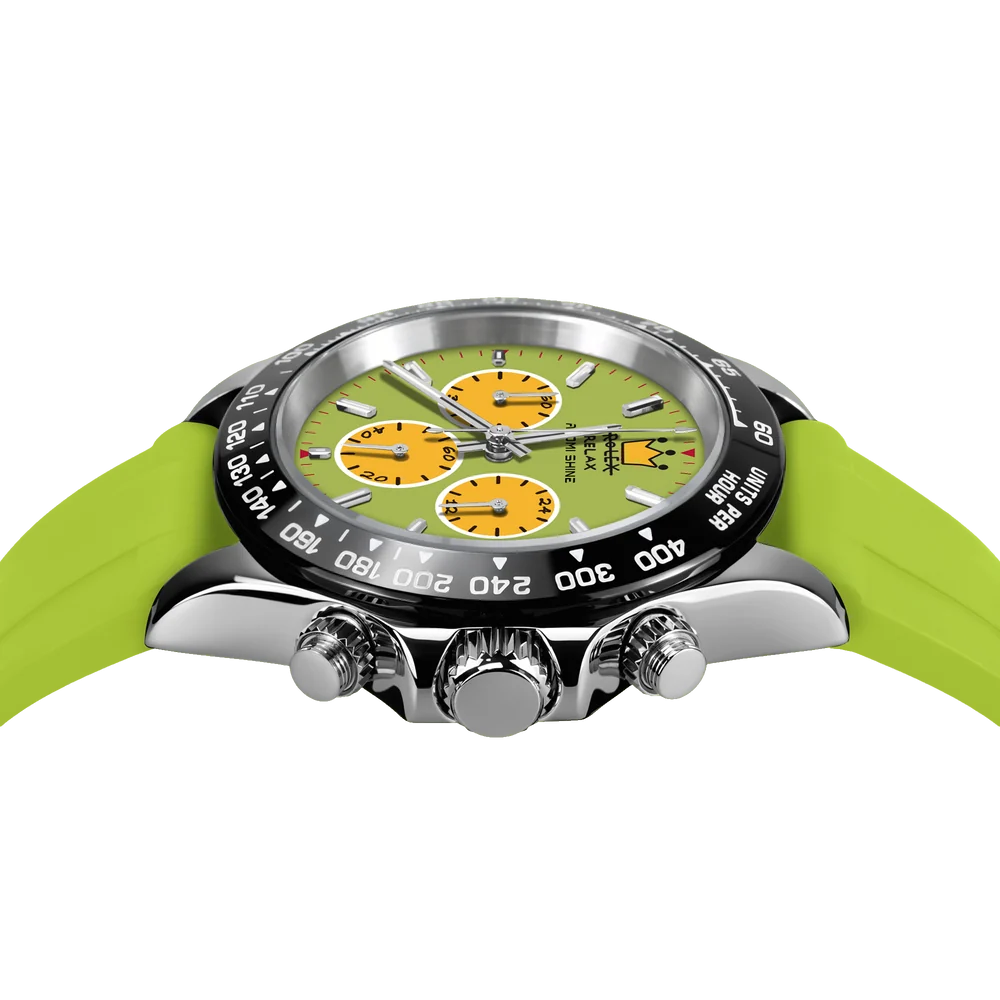 VELOCIREX FLUORO UHR  39 mm, LIMETTEN-GESCHWINDIGKEIT