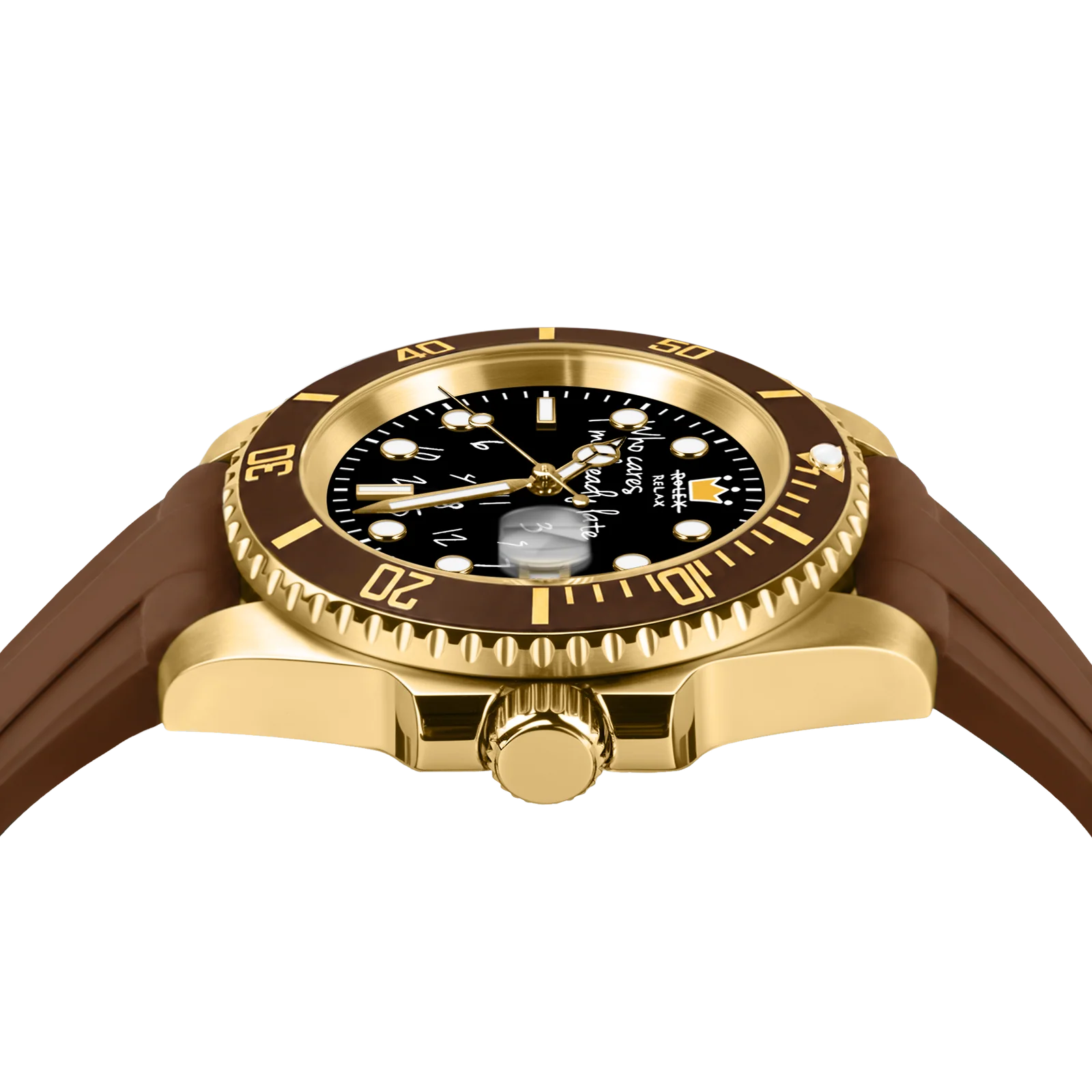 HYDROCORE FLUORO UHR  Automatik, KAKAO-GEIST