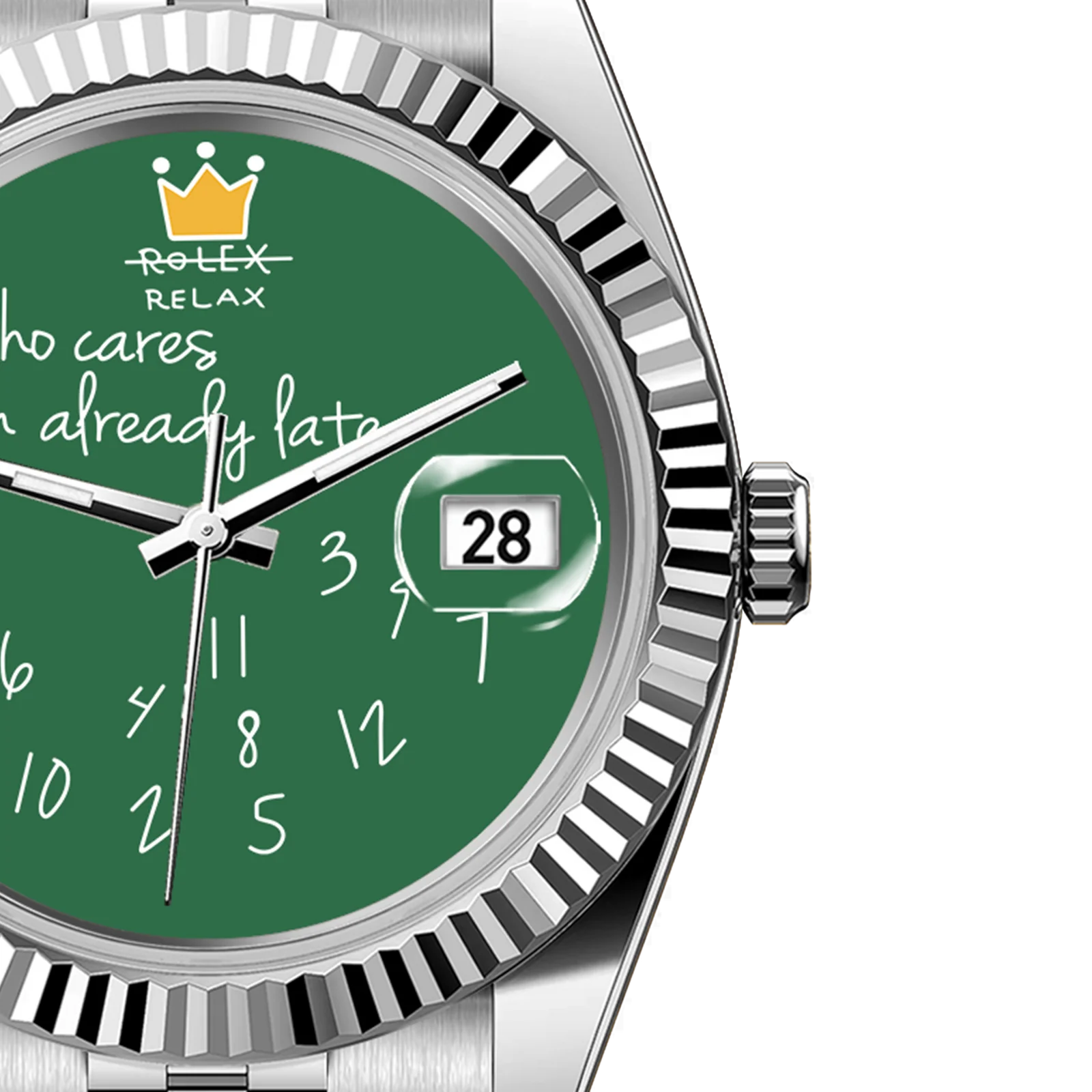 RELOJ EONDATE MAXI CLASSIC  40 mm, Humor Esmeralda