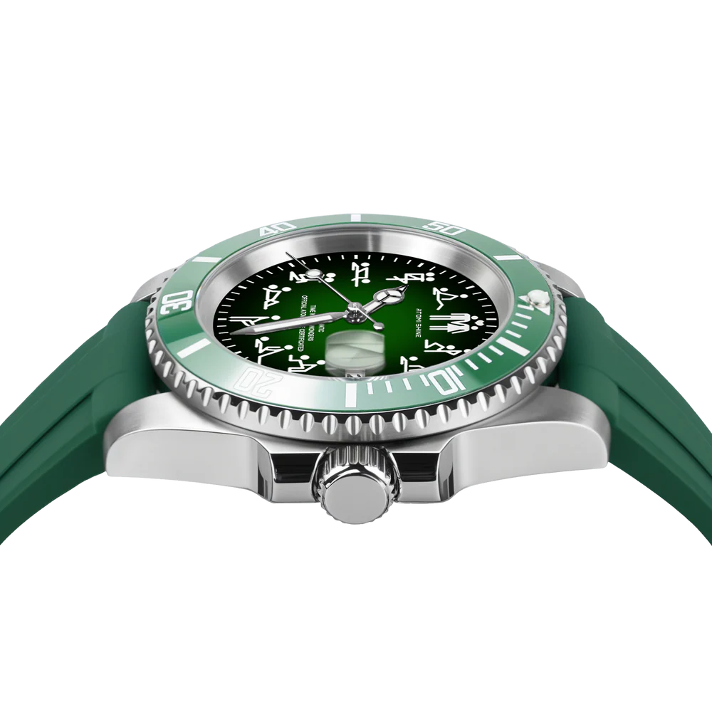 HYDROCORE FLUORO UHR  Automatik, GRÜN SOZIAL