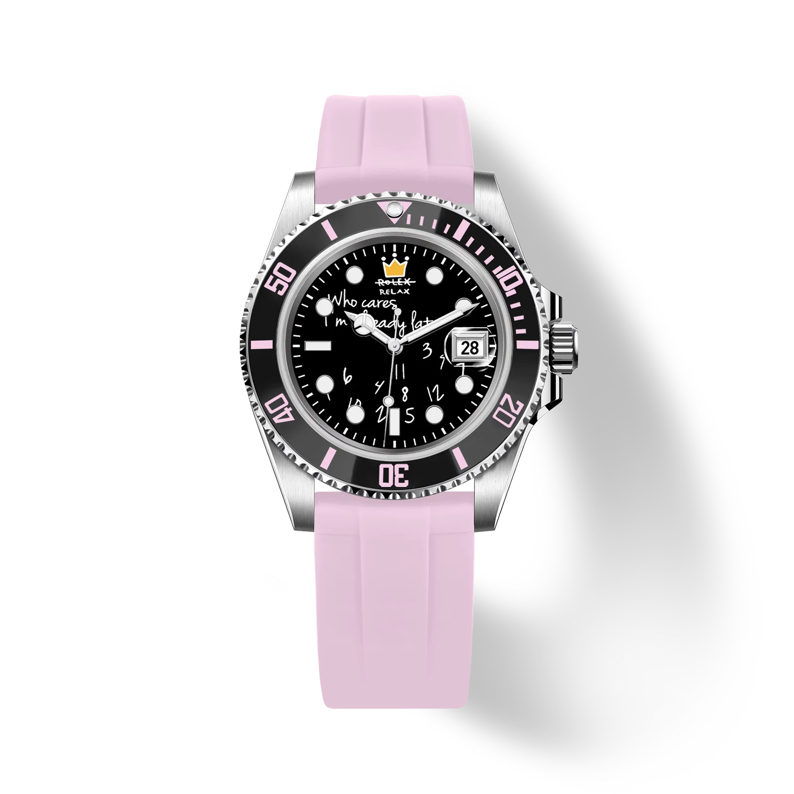 HYDROCORE FLUORO UHR  Automatik, PINKER REBELL
