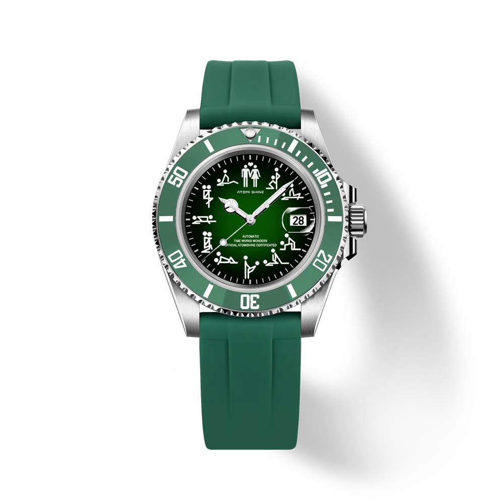 HYDROCORE FLUORO UHR  Automatik, GRÜN SOZIAL
