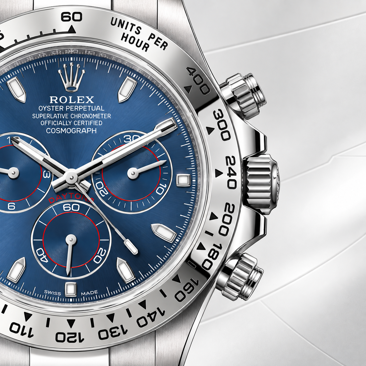 Rolex Cosmograph Daytona Oyster, 40 mm, Weißgold