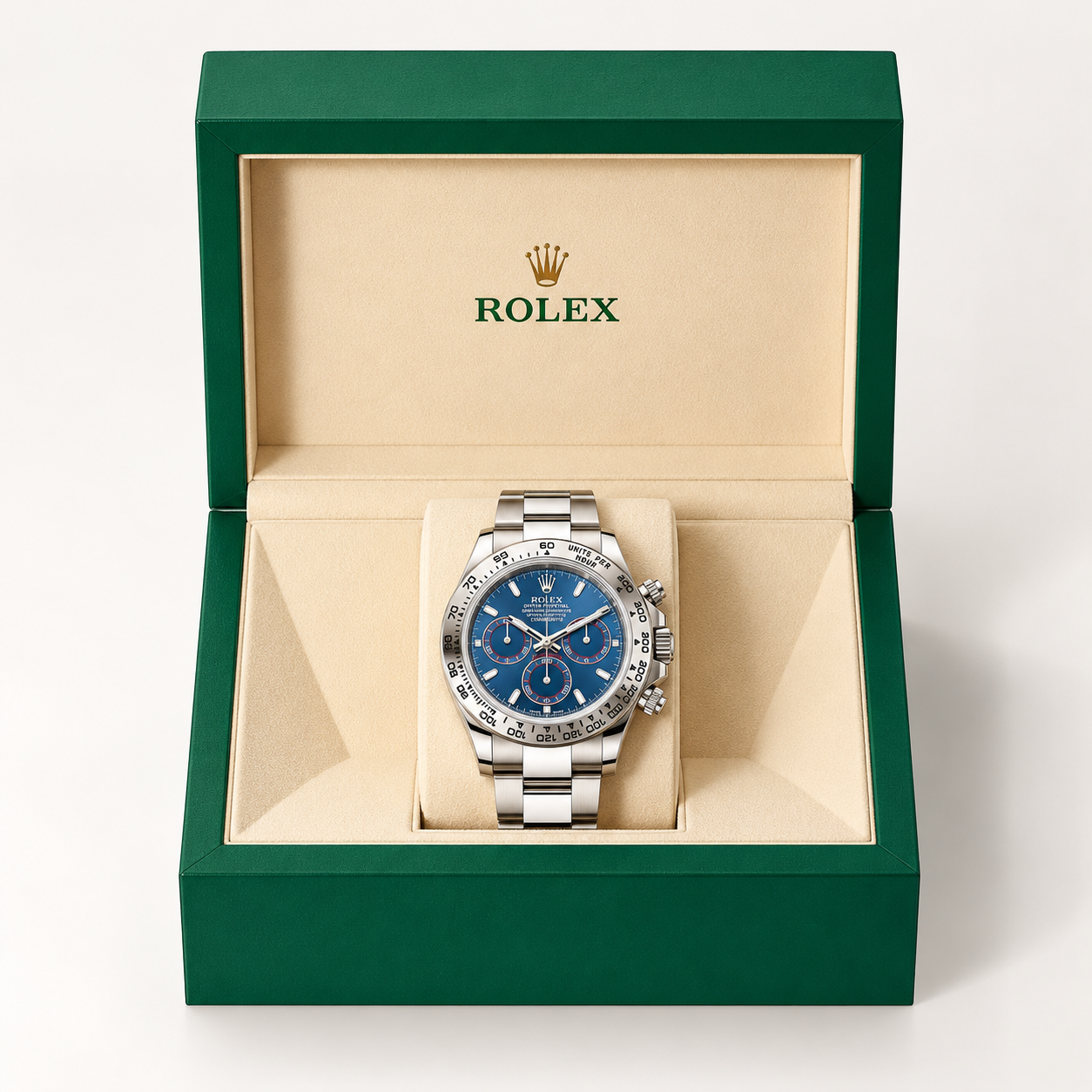 Rolex Cosmograph Daytona Oyster, 40 mm, Weißgold