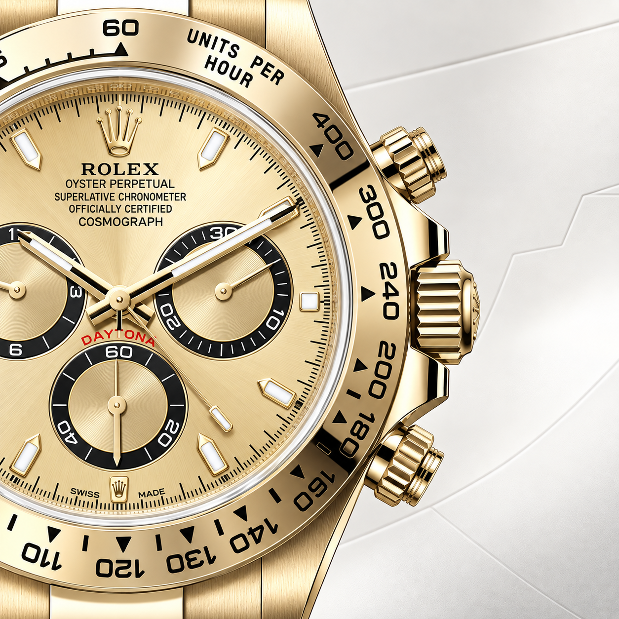 Rolex Cosmograph Daytona Oyster, 40 mm, Gelbgold