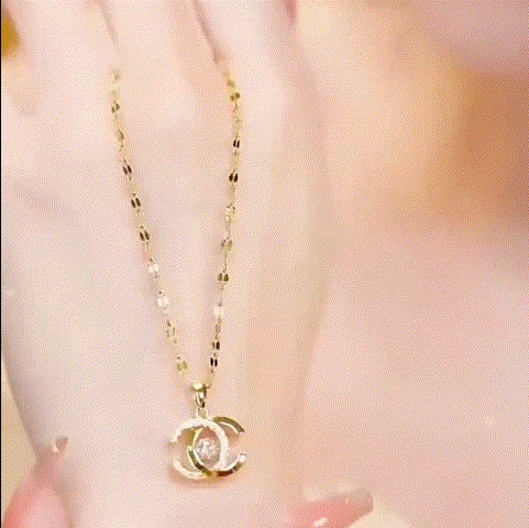 🎁 Žhavý novoroční výprodej 2024 50% sleva na všechny produkty!🎁✨18K náhrdelník Chanel💄