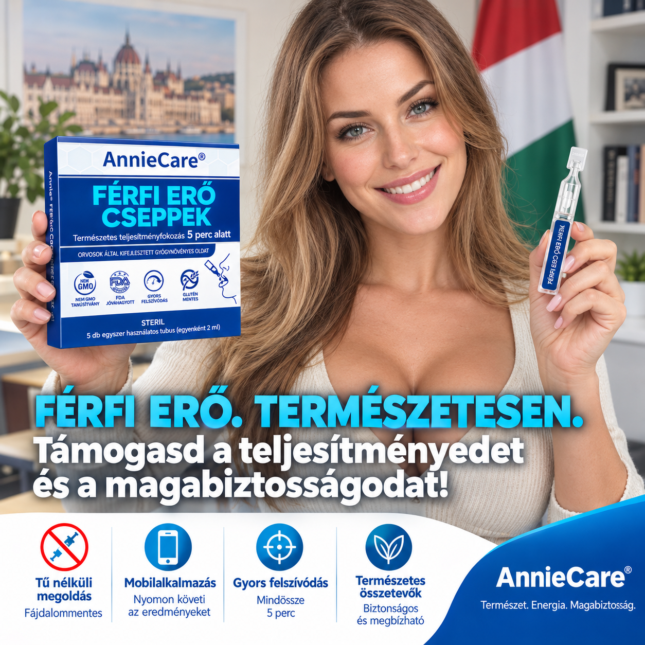 AnnieCare® PRO kapi za mušku vitalnost – Tajna u vašem džepu.