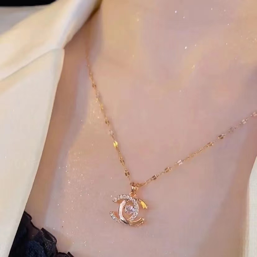 🎁 Žhavý novoroční výprodej 2024 50% sleva na všechny produkty!🎁✨18K náhrdelník Chanel💄