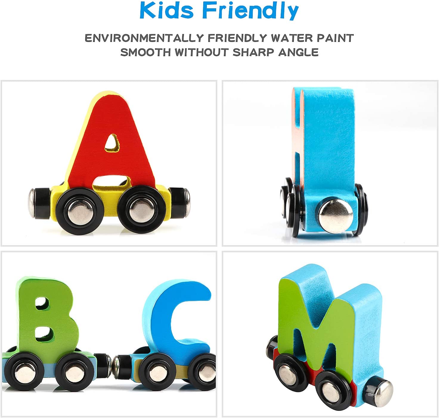 🔥 – Holzeisenbahnspielzeug für die Vorschulerziehung