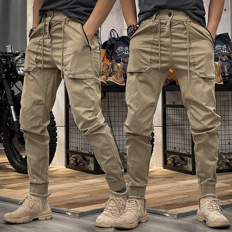 FRÜHLING: DISTRESSED SLIM FIT-BIKERJEANS FÜR HERREN