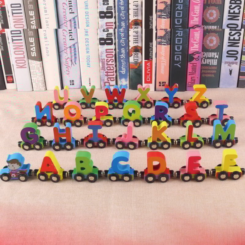 🔥 – Holzeisenbahnspielzeug für die Vorschulerziehung